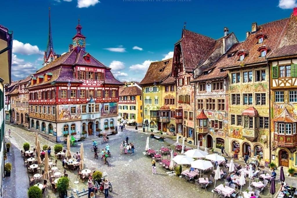 Schoene Einliegerwohnung 200M Vom Wasser Entfernt Stein Am Rhein Exterior photo